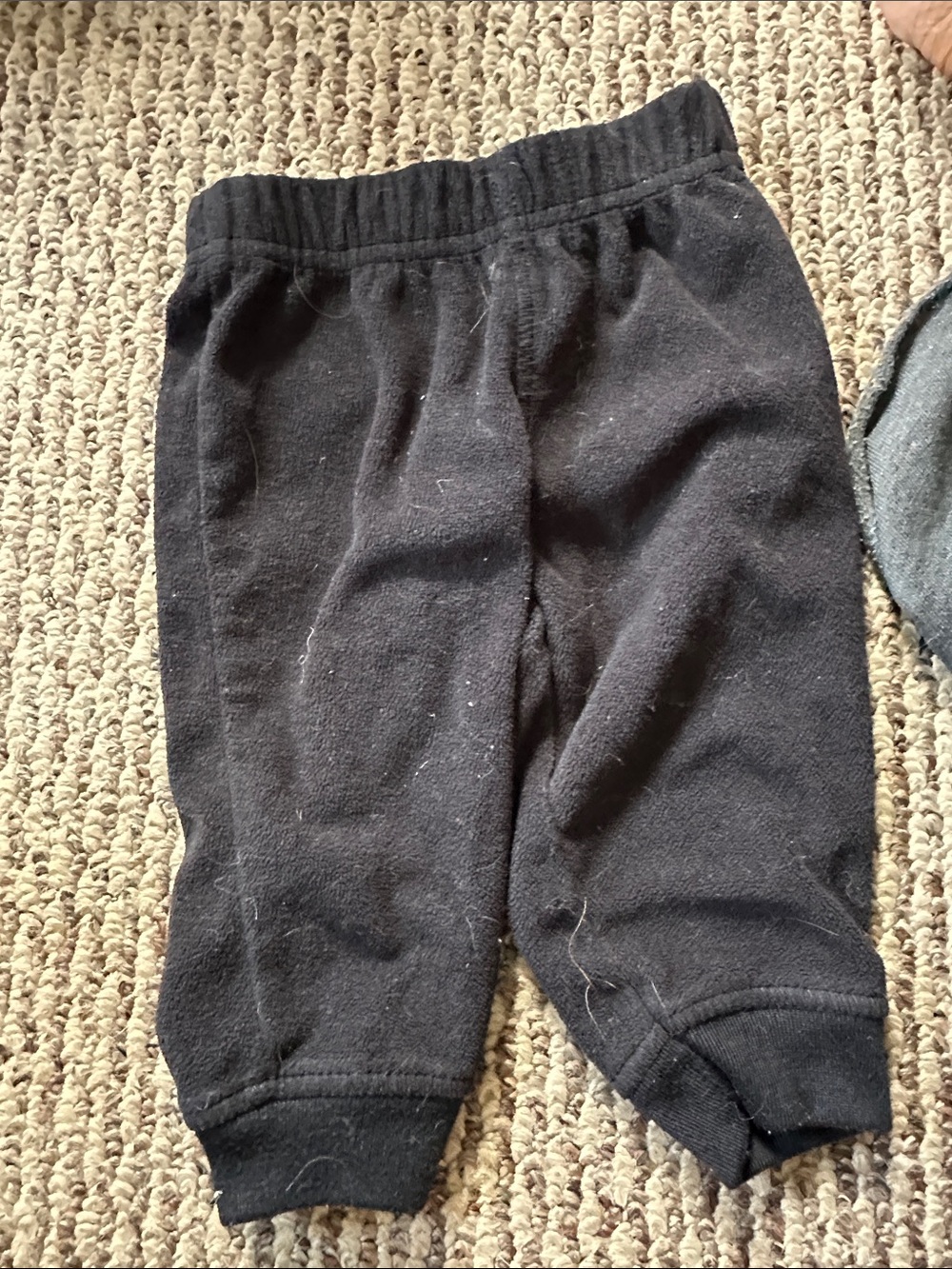 Carter's Black Toddlers' Fleece Joggers